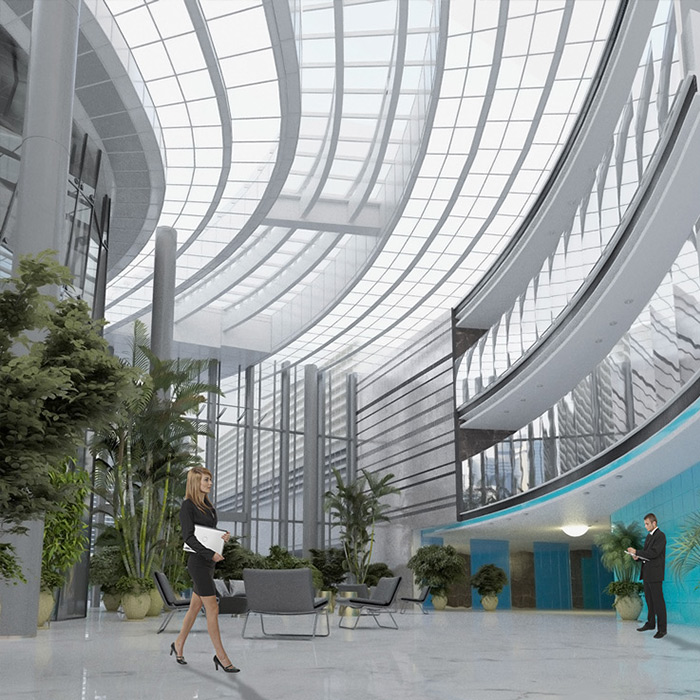 Innenraum Kongresszentrum